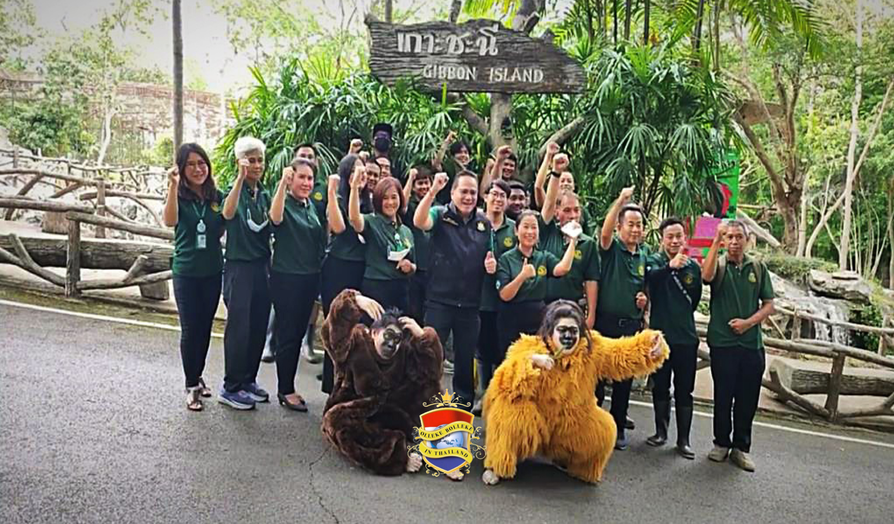 Dierentuin van Chiang Mai prepareert zich voor een gedurfde ontsnapping van gibbons