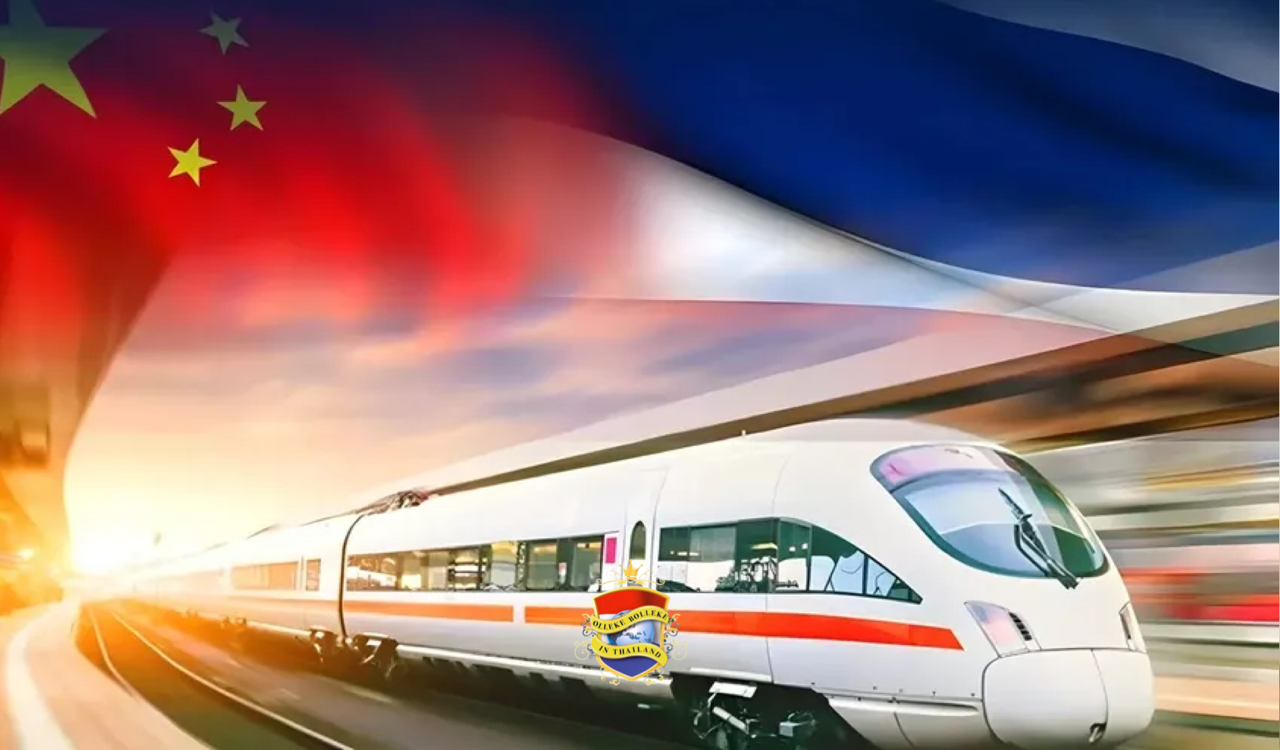 De eerste fase van de hogesnelheidstrein van bangkok naar Kumming (China) moet in 2026 voltooid zijn