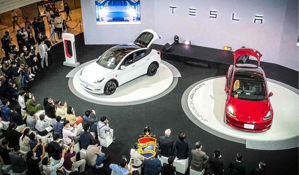 Het Amerikaanse Tesla opent in Thailand zijn eerste filiaal