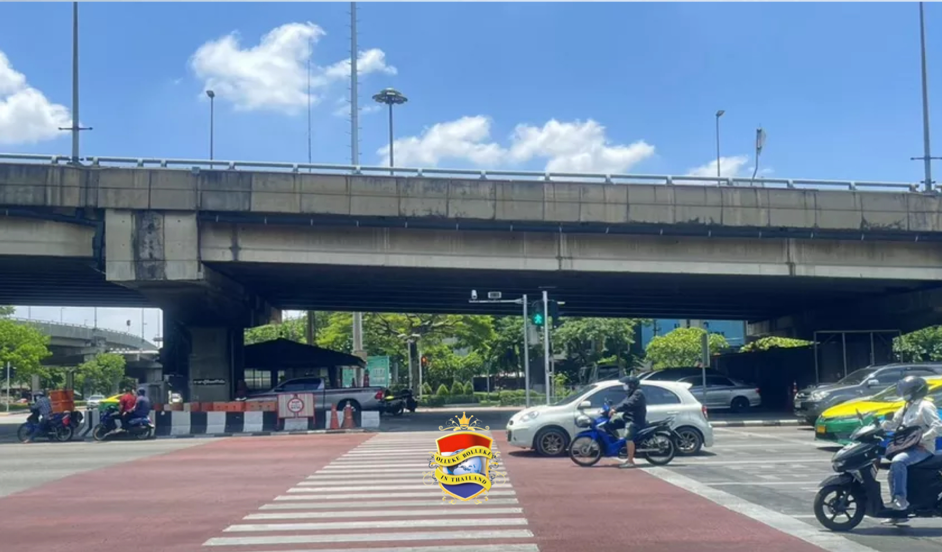 Kunstmatige intelligentie camera’s moeten helpen om de zebrapaden in Bangkok vrij te houden