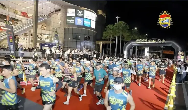 12.000 hardlopers hebben zich tot nu toe voor Pattaya Marathon 2023 ingeschreven