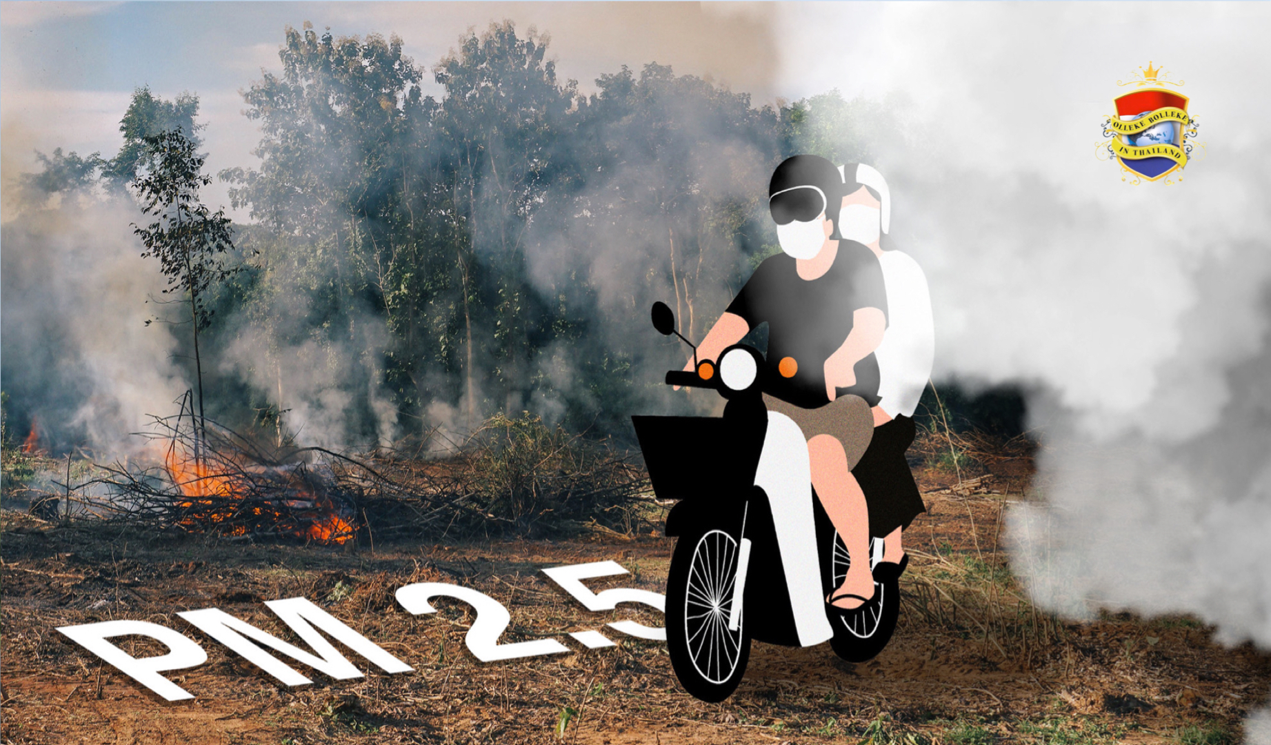 Thailand streeft samen met Laos en Myanmar naar grensoverschrijdende initiatieven voor het aanpakken van luchtvervuiling 