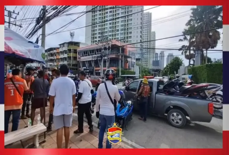 Drie “Bolt” Chauffeurs lopen ernstige steekwonden in Pattaya op tijdens vechtpartij met “Win” rijders