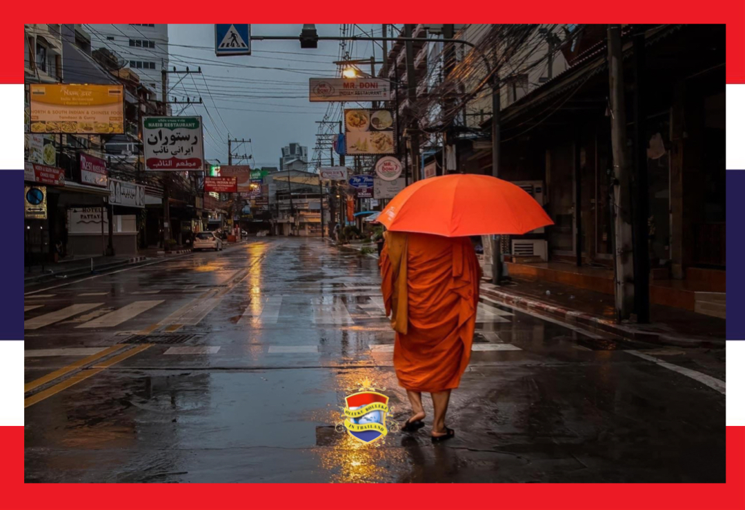 Het slechte weer met regenstormen en ruwe zee rond Pattaya & Koh Larn houdt zeker tot donderdag aan