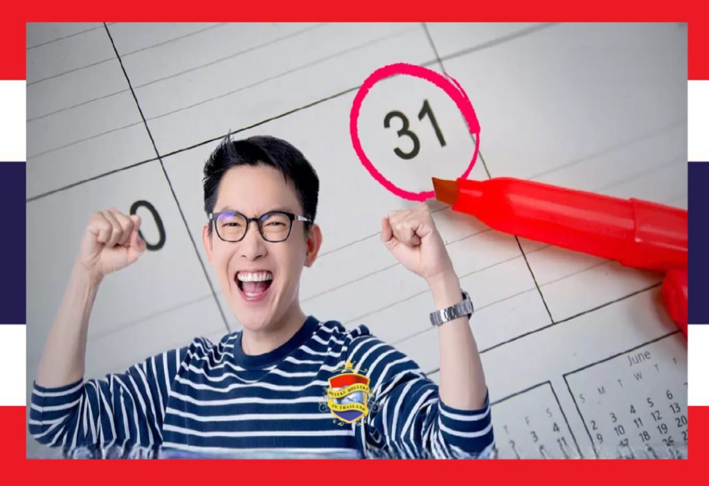 Het kabinet van Thailand benoemd 31 juli als extra feestdag waardoor er een 6-daags vrij weekend ontstaat