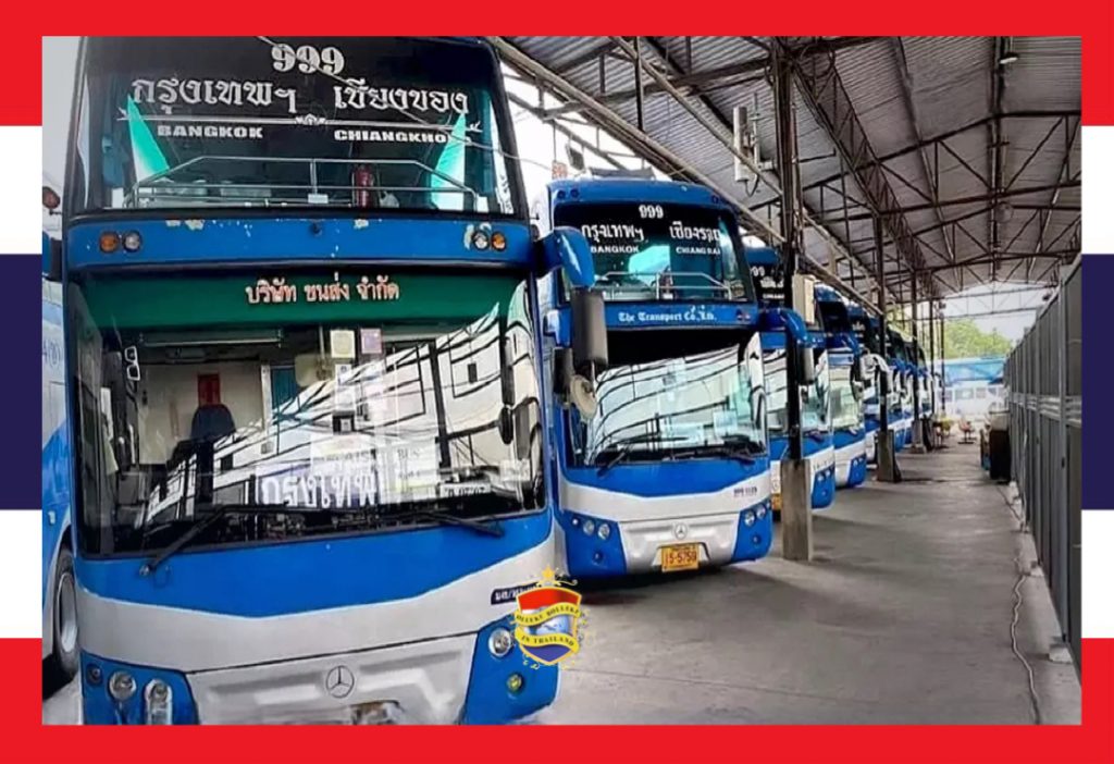 Er worden in Thailand méér langeafstandsbussen ingezet om passagiers tijdens het extra lange vakantie weekend te vervoeren