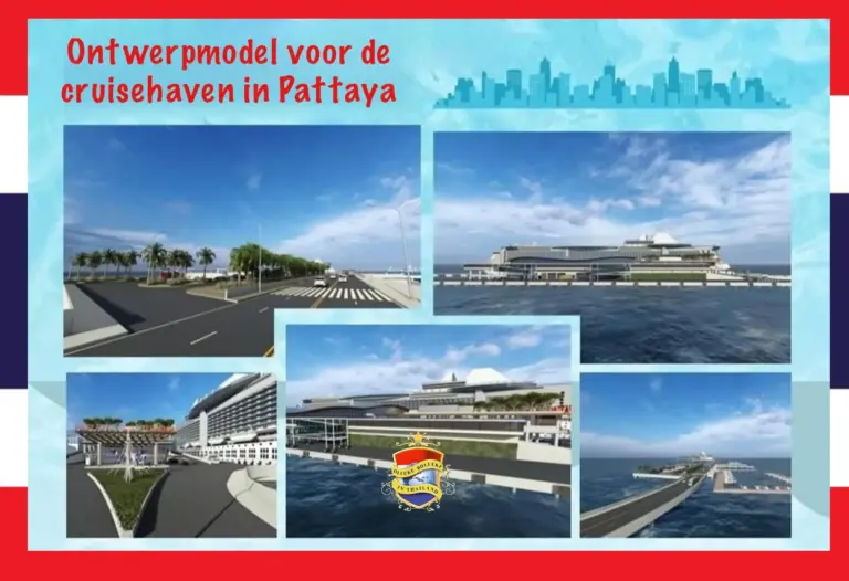 Thaise autoriteiten hielden een seminar over het bouwen van een haven voor grote cruiseschepen in Pattaya