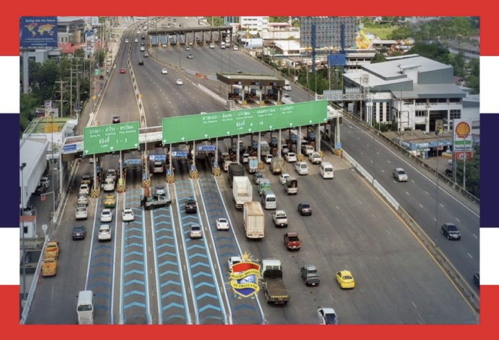 De tol op op de Chalong Rat en Bang Na snelweg voor nog eens zes maanden bevroren !