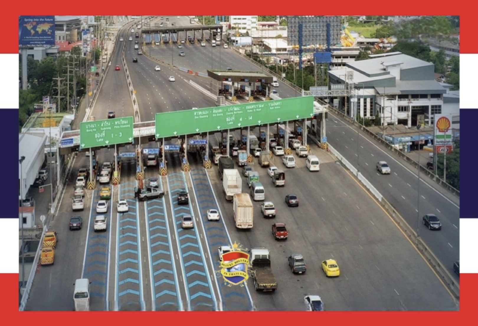 De tol op op de Chalong Rat en Bang Na snelweg voor nog eens zes maanden bevroren !