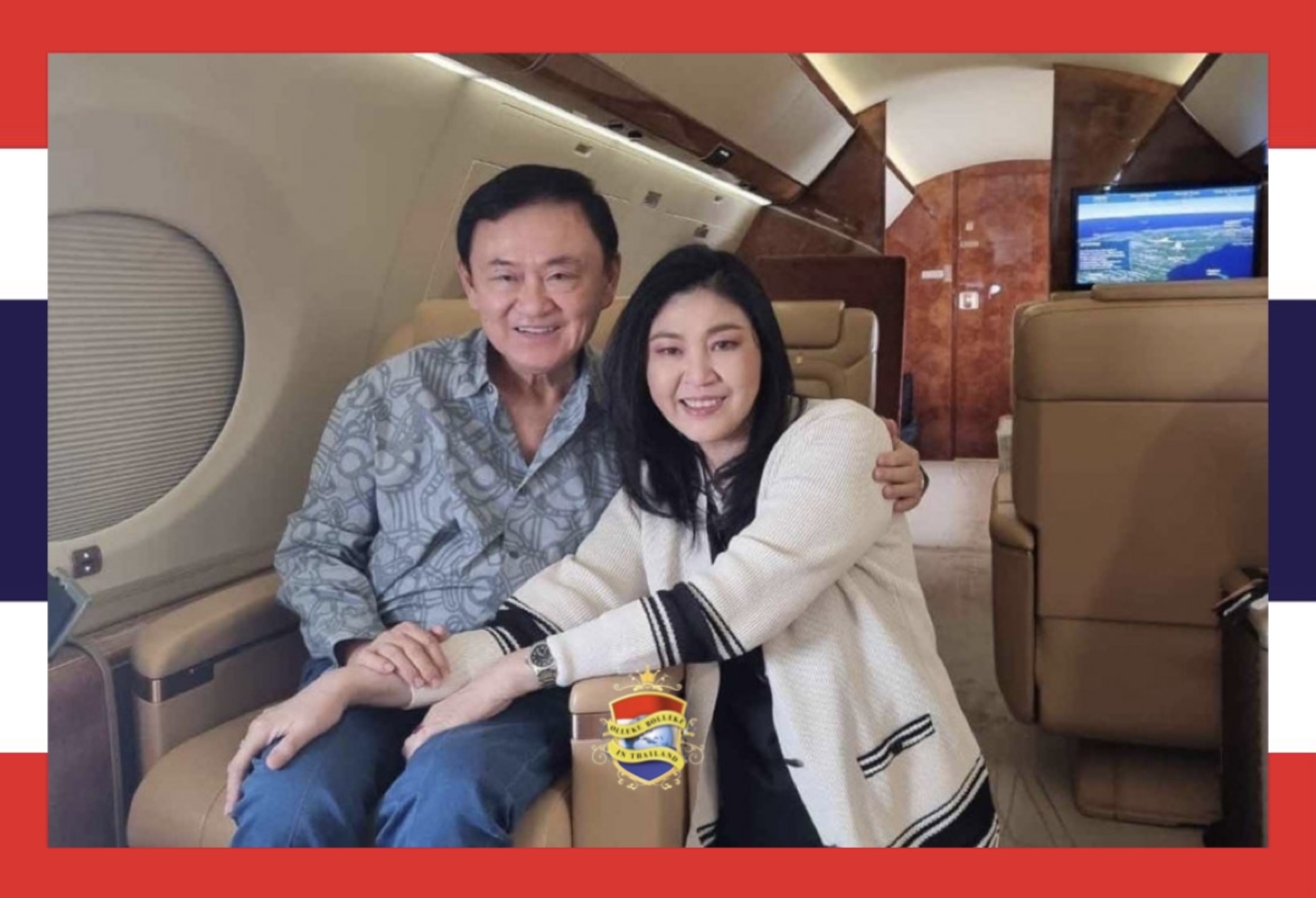 Yingluck Shinawatra wenst haar broer Thaksin op Social Media veel gezondheid en…….geluk toe!