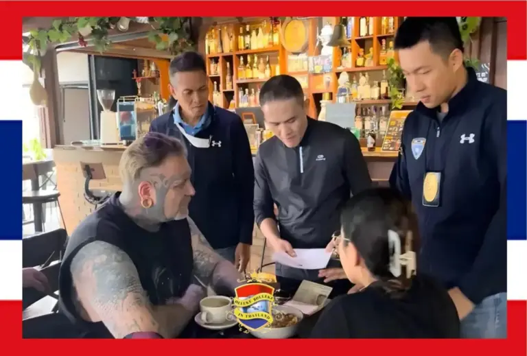 In Duitsland gezochte Hells Angels lid in Noord-Thailand door de Immigratiedienst gearresteerd 