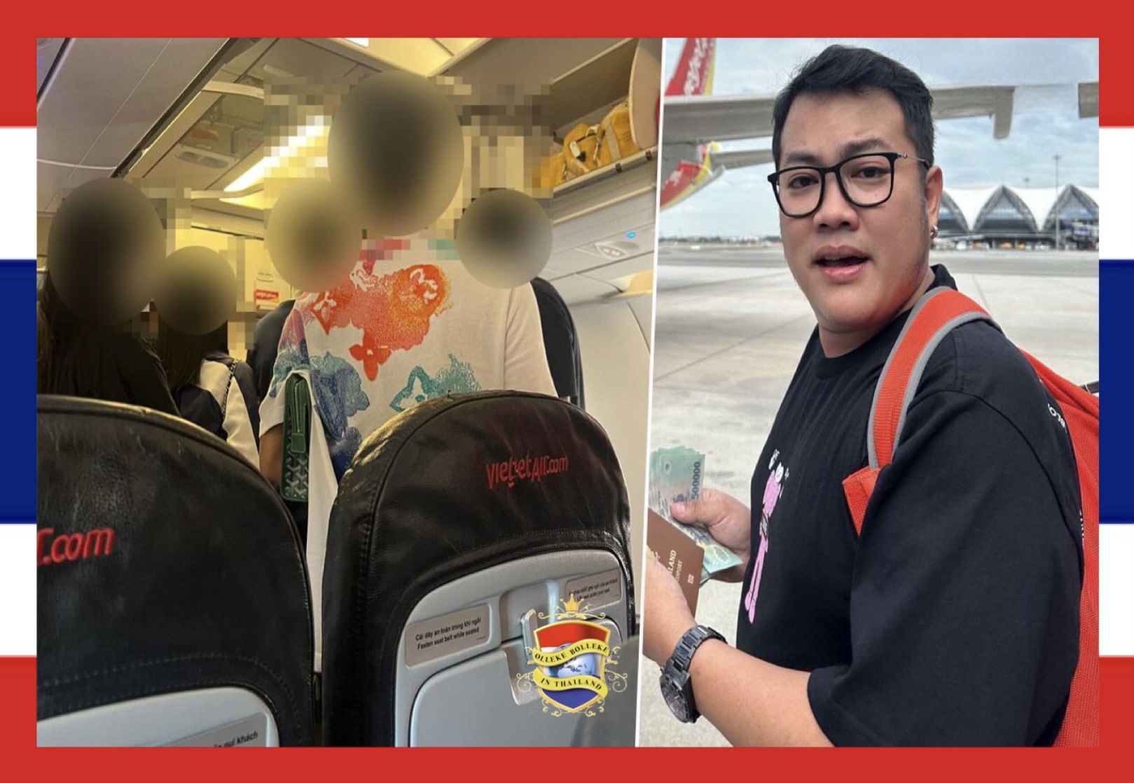 Thaise passagiers uit vlucht gezet vanwege geschil met de stewardess