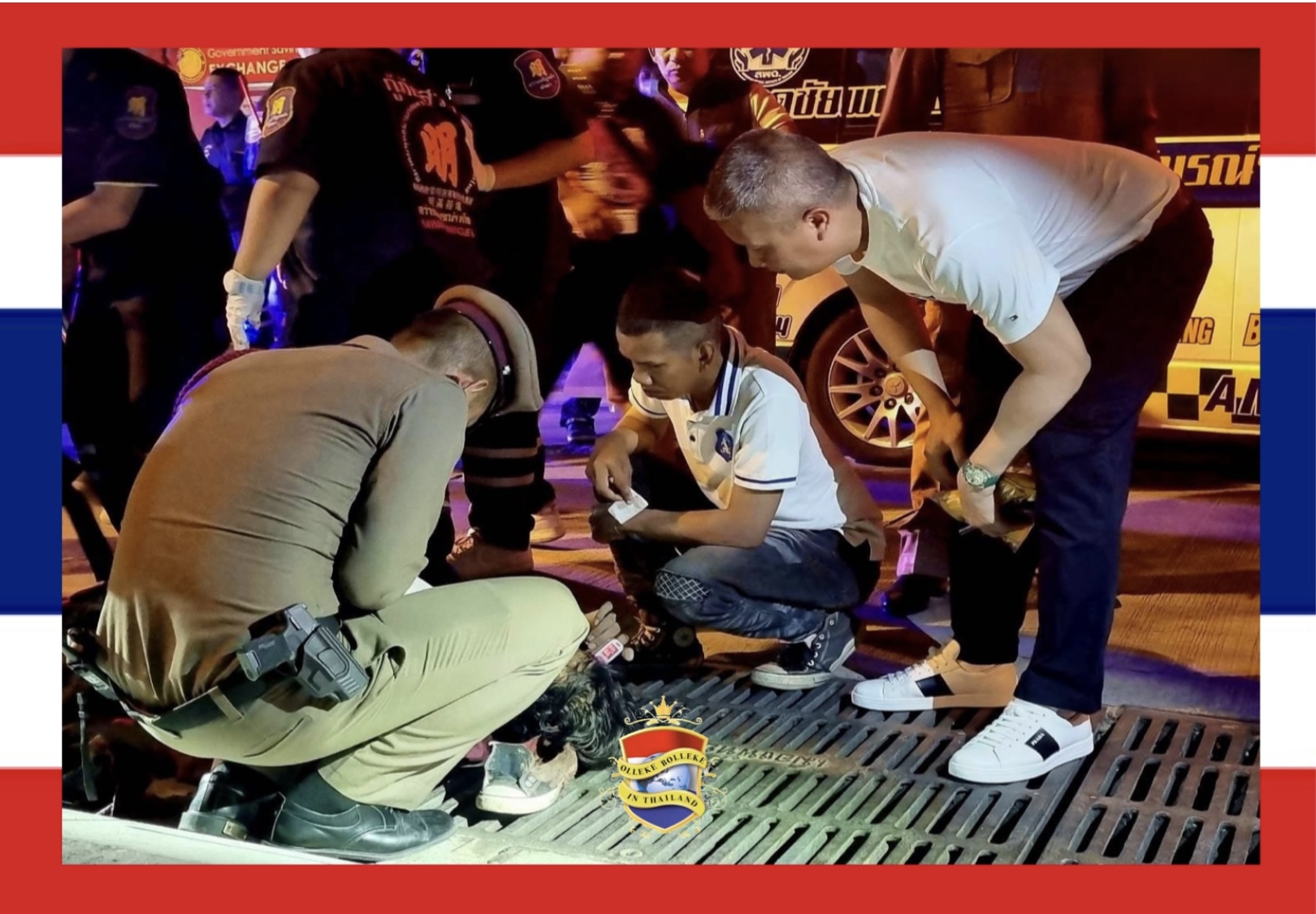 Bij een vechtpartij op het strand van Pattaya raakte gisteravond twee tieners ernstig gewond