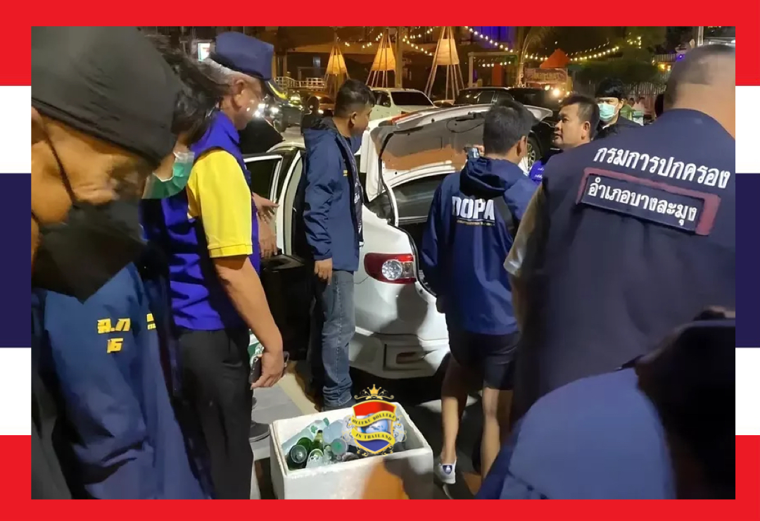 Autoriteiten van Pattaya voerde vanmorgen vroeg een grote inspectie uit op de strand van Jomtien