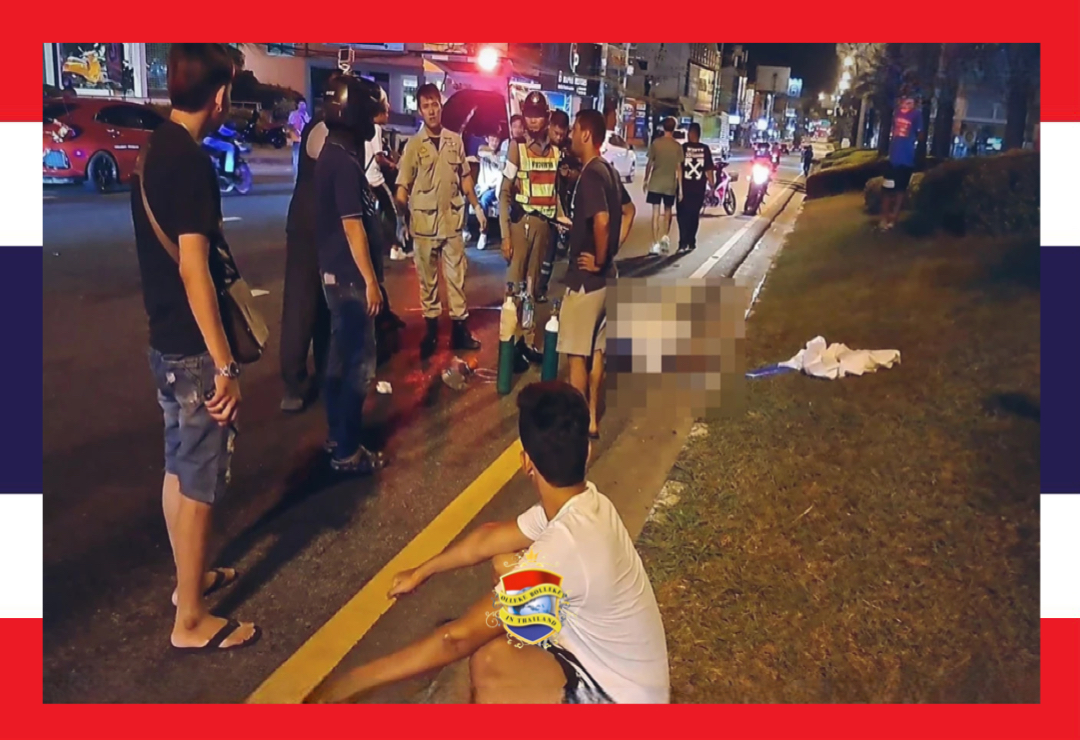 Arabische toerist komt in Pattaya bij een motorongeluk om het leven, zijn maat kwam in het ziekenhuis terecht