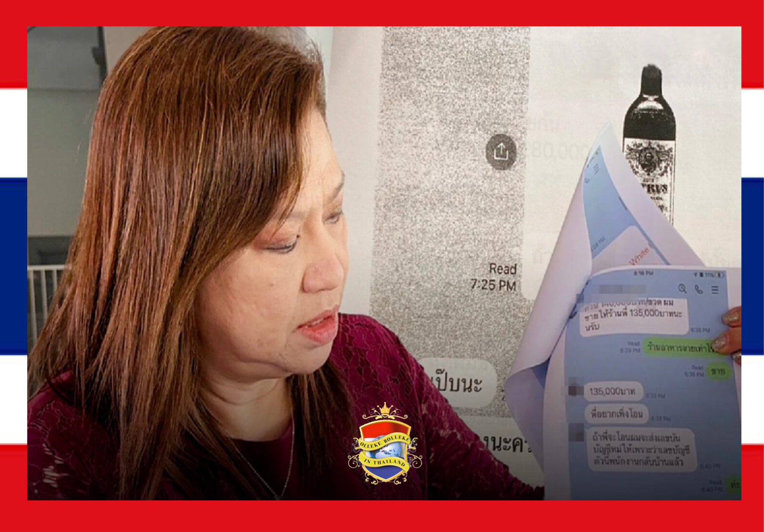 Lokale restaurants worden gewaarschuwd voor geraffineerde wijnfraude in Thailand