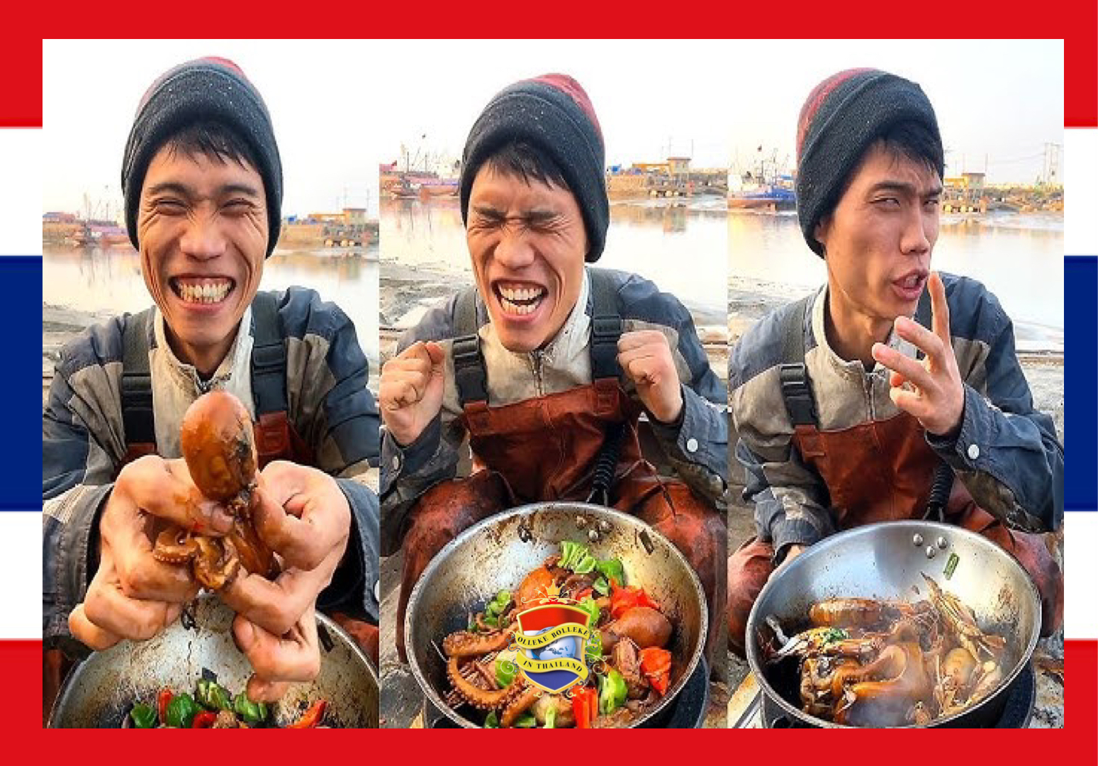 De FDA Thailand voert de inspectie van zeevruchten op na de lozing van afvalwater in Fukushima