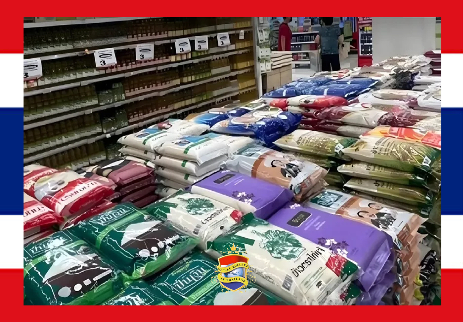 Thailand legt de prijs van rijst aan banden om de kosten van levensonderhoud van mensen te verlagen