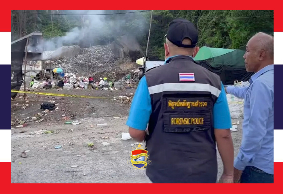 Politie in Zuid-Thailand maakt jacht op een buitenlandse man als verdachte voor de vuilnisbeltmoord op Koh Phangan 