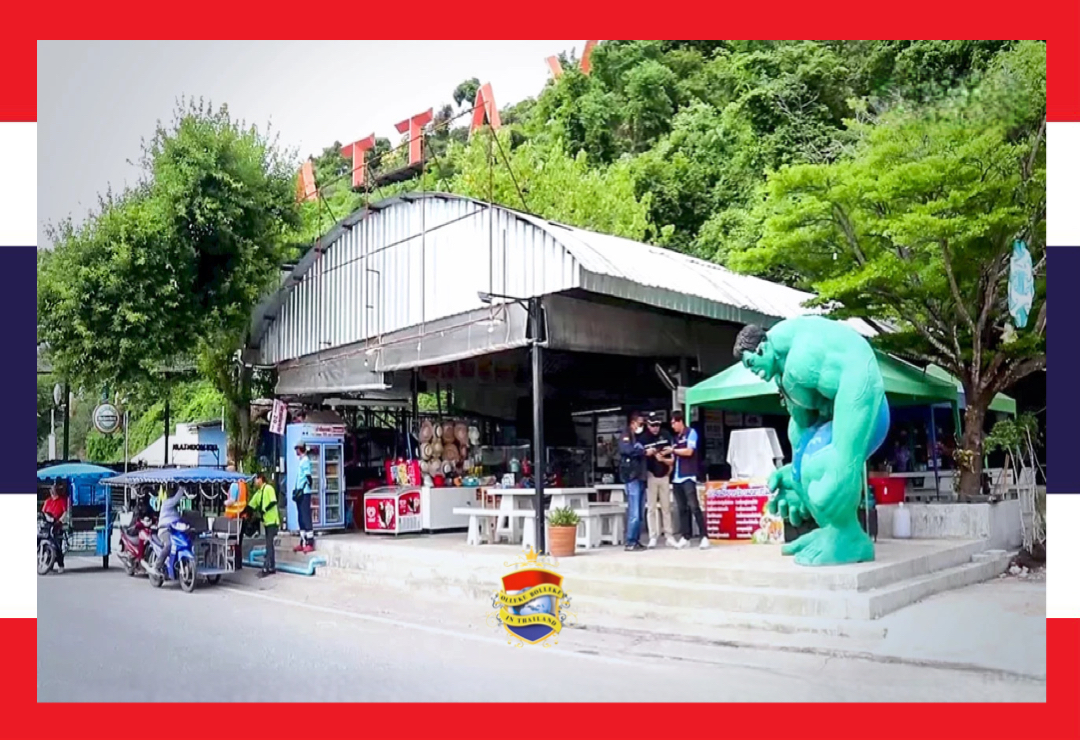 Eigenaar van het “Sky Mountain” restaurant op het Bali Hai haven van Pattaya negeert sloopbevel van de constructie