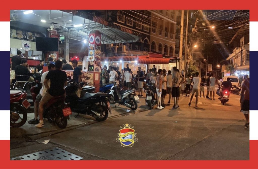 Inwoners van Pattaya in gevecht met Koeweitse toeristen over verkeersongeval