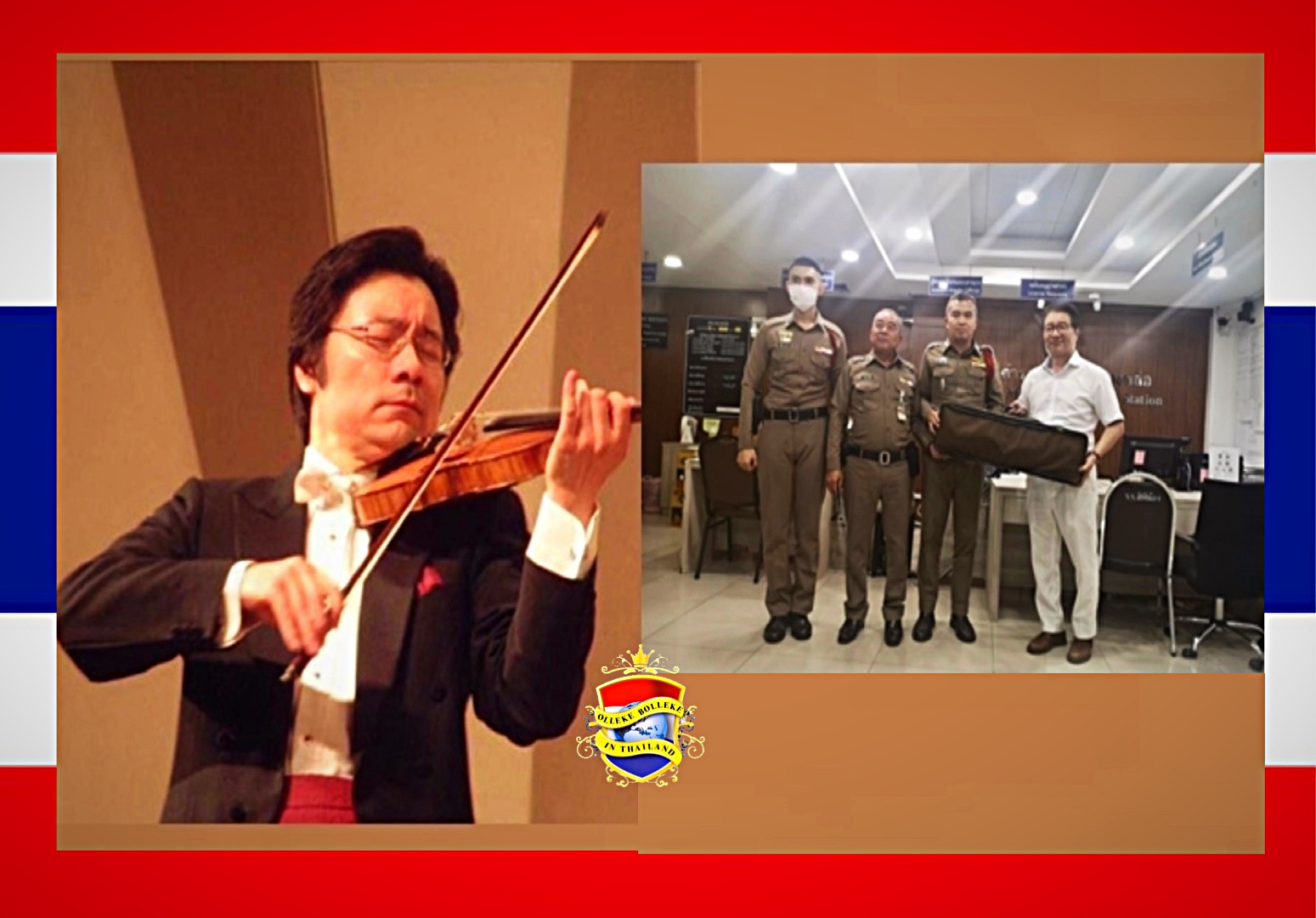 Peperdure 200 jaar oude viool vindt de weg terug naar zijn maestro in Bangkok