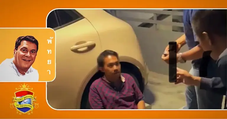 UPDATE | Dief die inbrak in de auto van rijke Chinese zakenlieden is in Pattaya gearresteerd 