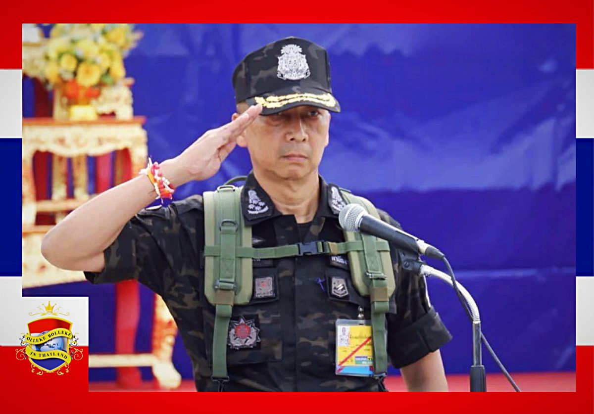 Thailand heeft een nieuwe politiecommissaris, die de landelijke criminaliteit gaat bestrijden 