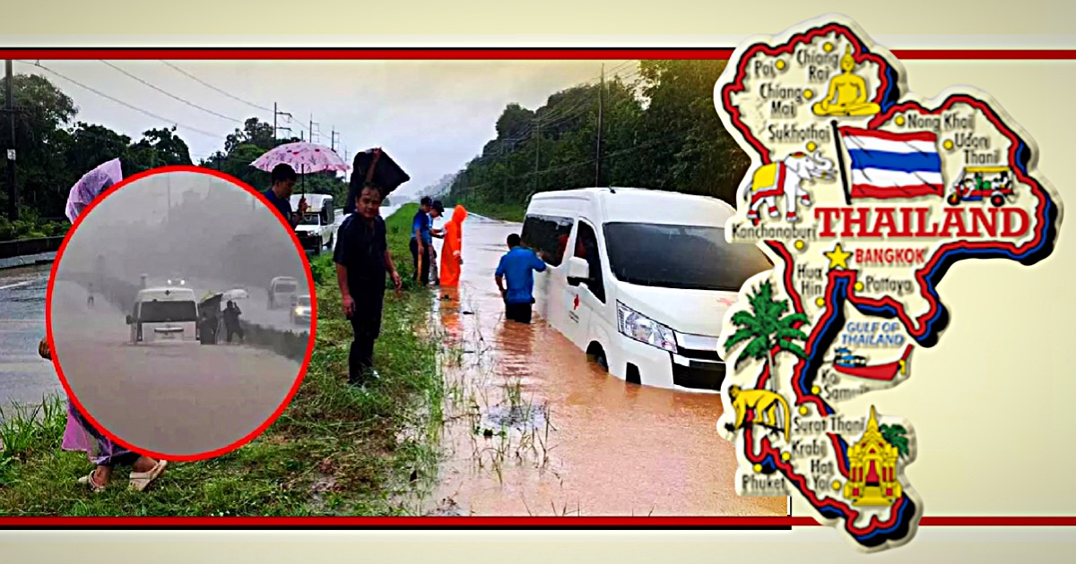Regen, regen en nog eens regen in Thailand 