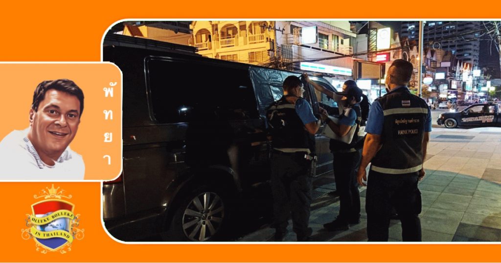 Contant geld en waardevolle spullen twv. 1,4 miljoen Baht uit geparkeerd busje in Pattaya gestolen