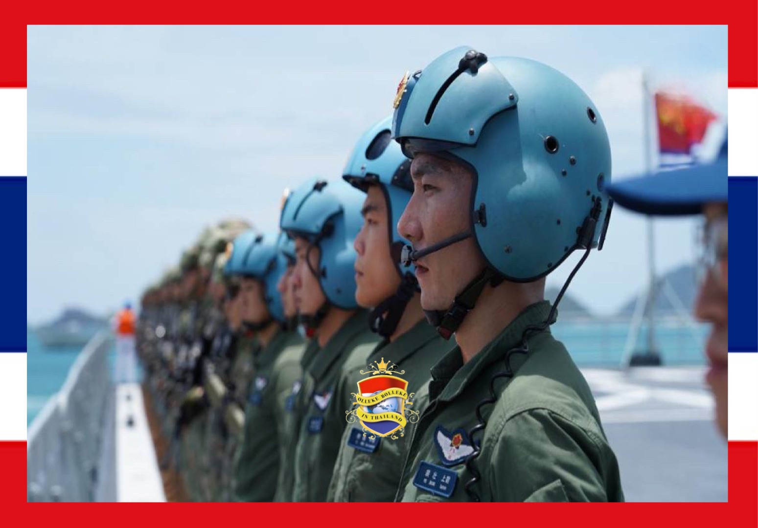 De marine van Thailand staat op scherp voor de jaarlijkse oefening met China