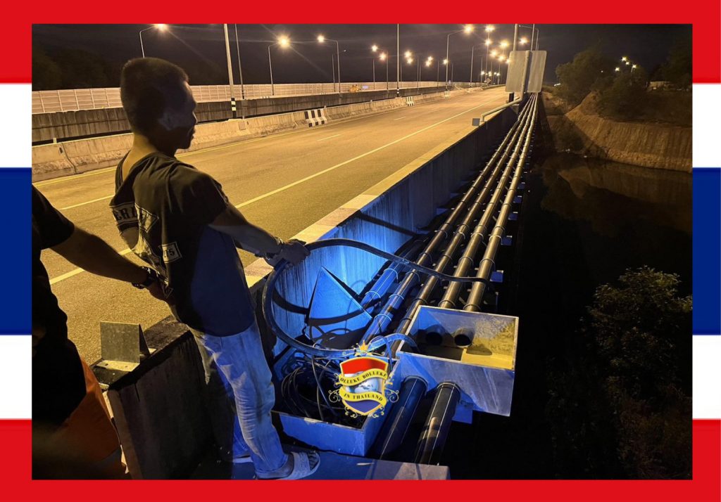 Laotiaanse man gearresteerd na het stelen van kabels die het CCTV-systeem van Pattaya mogelijk maken 