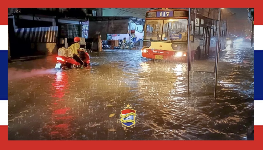 Het blijft plenzen in Thailand!