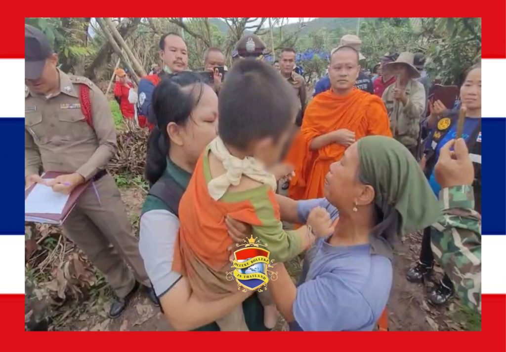 De politiehonden van K9 speuren vermiste peuter in Chiang Mai 
