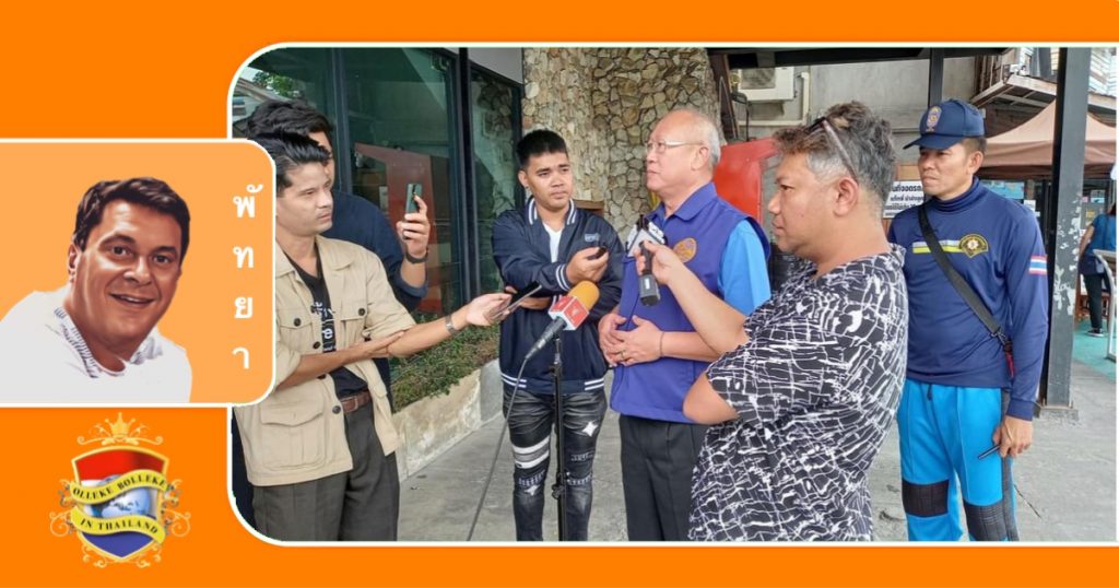 UPDATE: Districtshoofd van Banglamung inspecteert de trieste restanten van drijvende markt van Pattaya