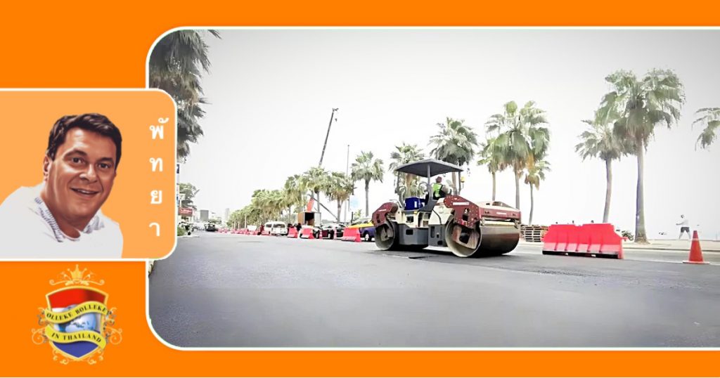 Pattaya wilt de Beach Road voor einde van deze maand “op en top” in orde hebben
