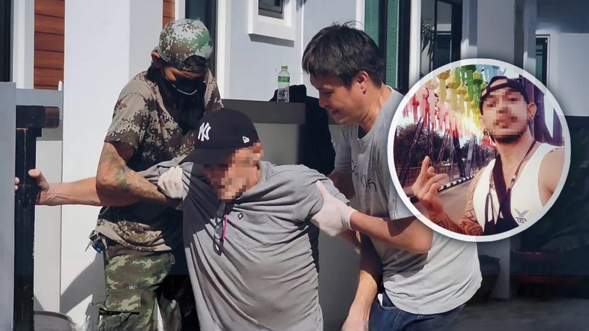 Noorse man in Chiang Mai gearresteerd voor het keel doorsnijden van de zijn vriend