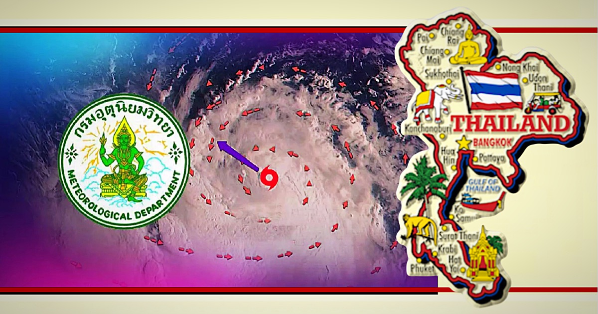 De tropische storm ‘Koinu’ zal Thailand niet bereiken maar plenzen doet het wel!
