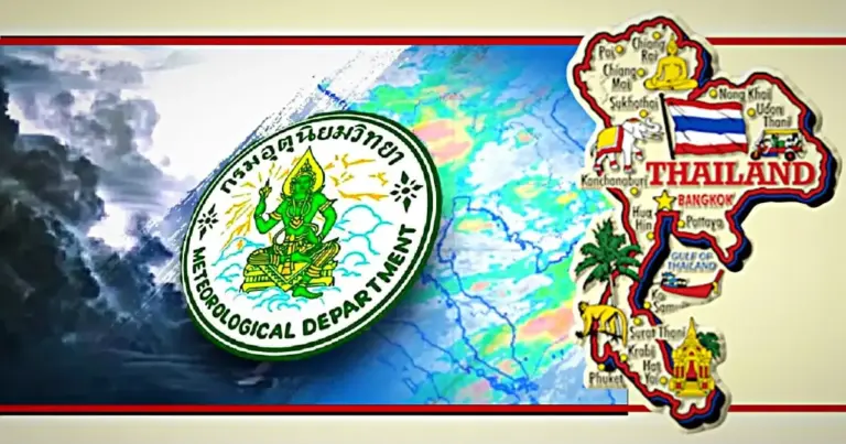 De hemelsluizen gaan vandaag in Zuid-Thailand helemaal open!