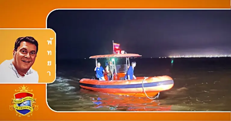 Suïcidale Chinese man door het reddingsteam van Pattaya gered nadat hij zichzelf bijna had verdronken