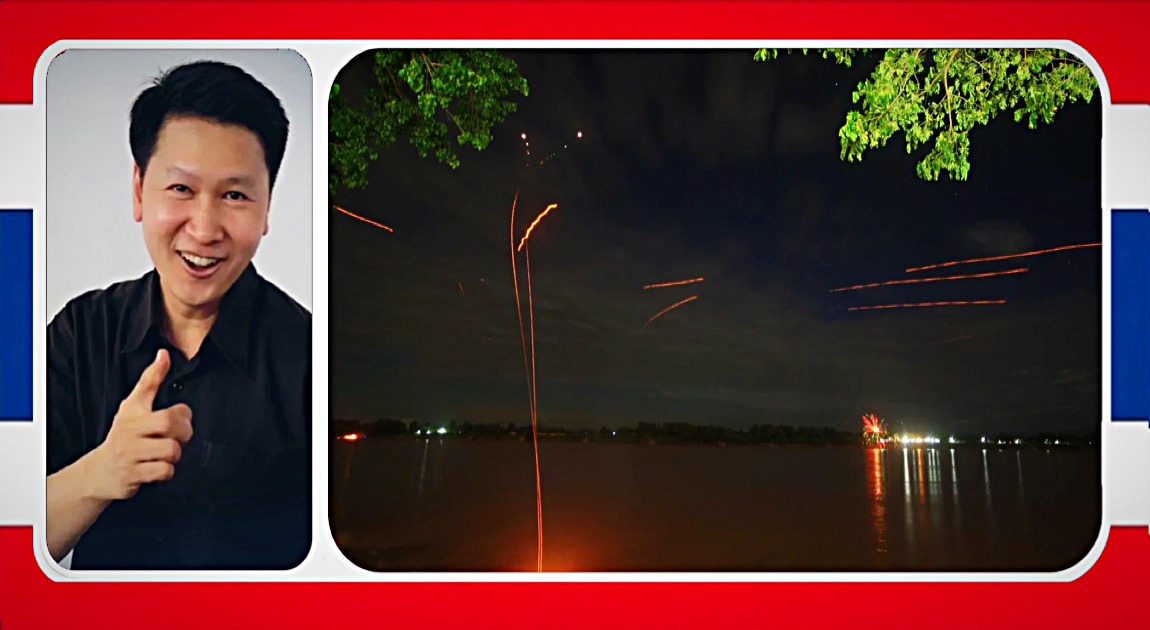 Thaise wetenschapper blijft bij zijn bewering dat dorpsbewoners uit Loas Thailand voor het lapje houdt met de Naga-vuurballen