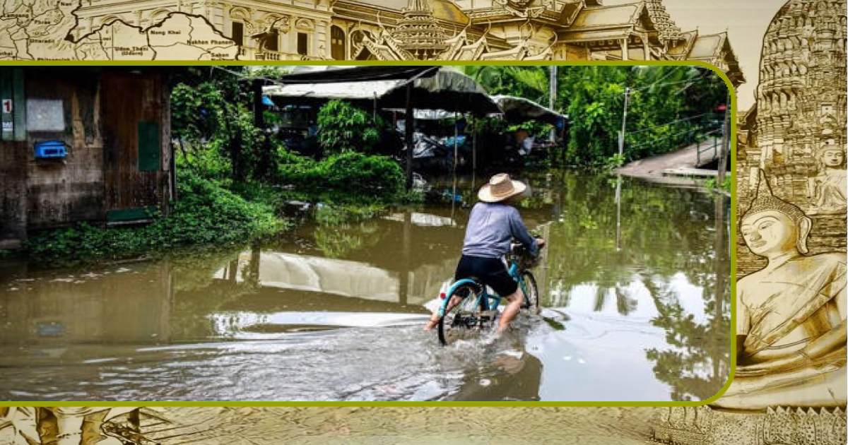 Deze week al vijf doden door overstromingen na noodweer in Thailand
