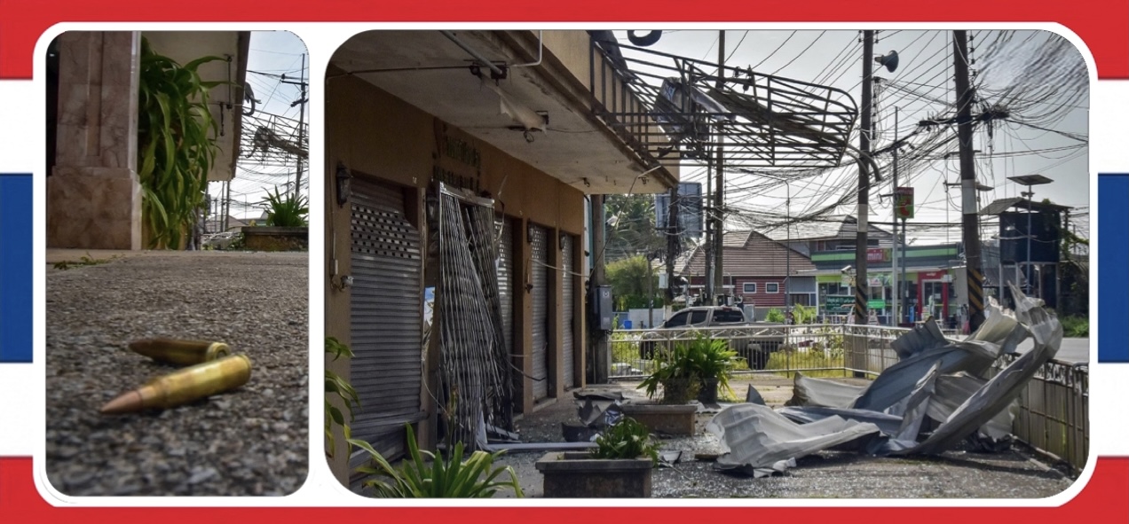 Bomaanslagen deden Narathiwat in Zuid-Thailand op zijn grondvesten schudden