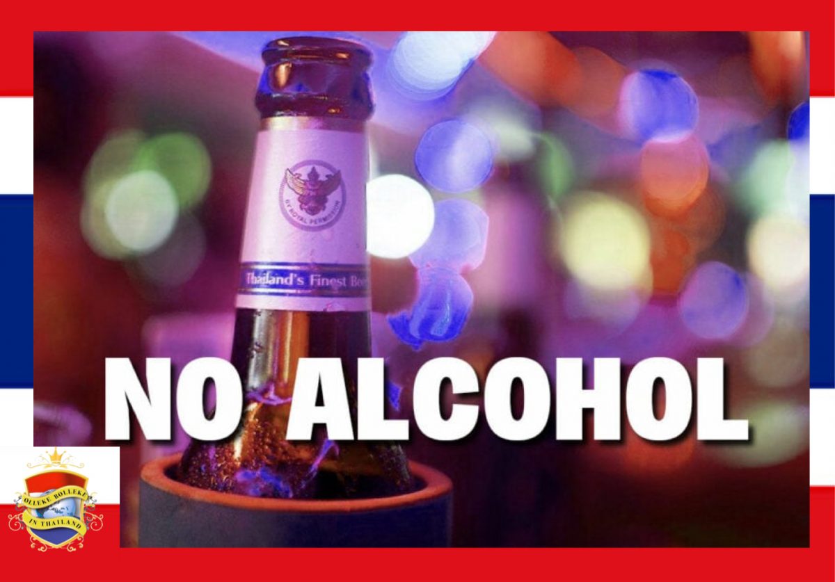 Komende zondag is de verkoop van alcohol in Thailand verboden vanwege einde van de boeddhistische vastentijd