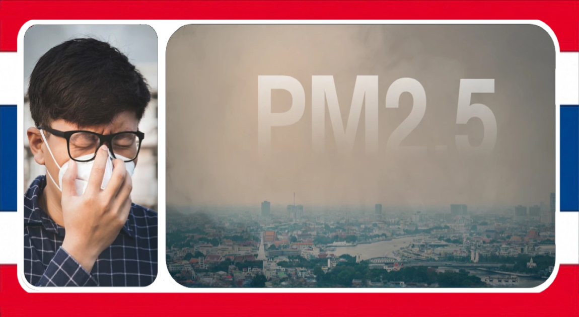 Tijdens PM2,5-metingen bleek dat in Bangkok de aanvaardbare niveaus significant zijn overschreden 