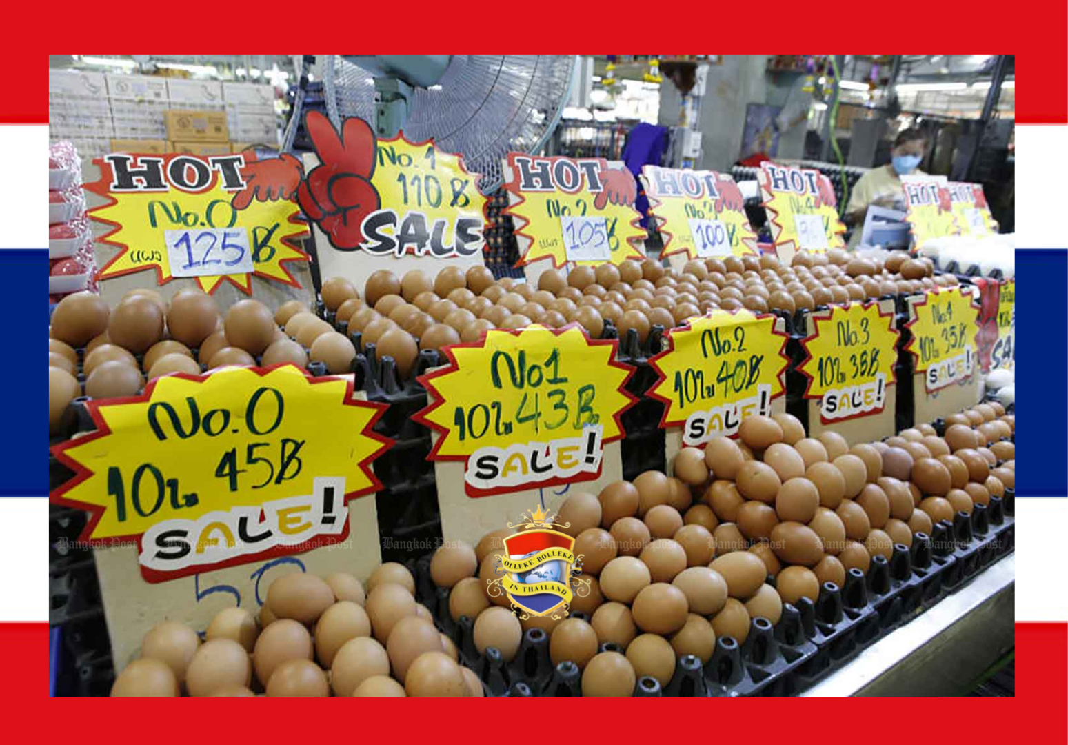 Nu wij toch in Thailand zijn, is het verstandig om kippeneieren van hoge kwaliteit te kopen