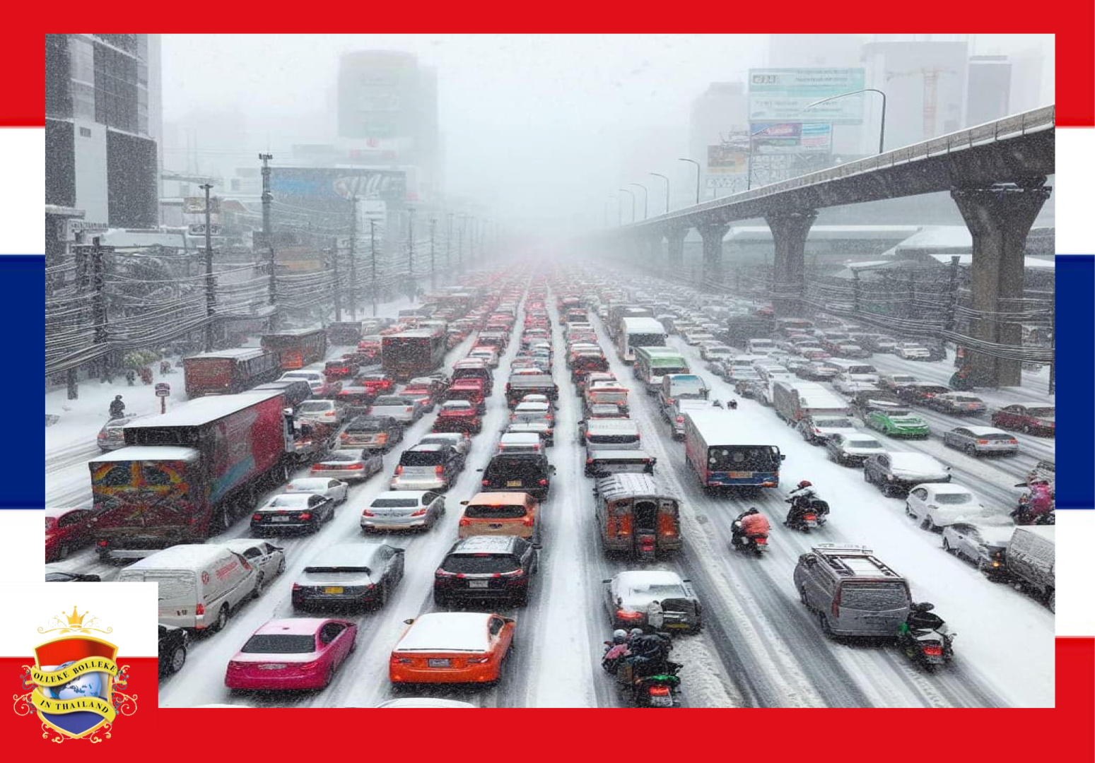 De winter begint volgende maand in Thailand, erg koud zal het niet worden, zo voorspelde het TMD