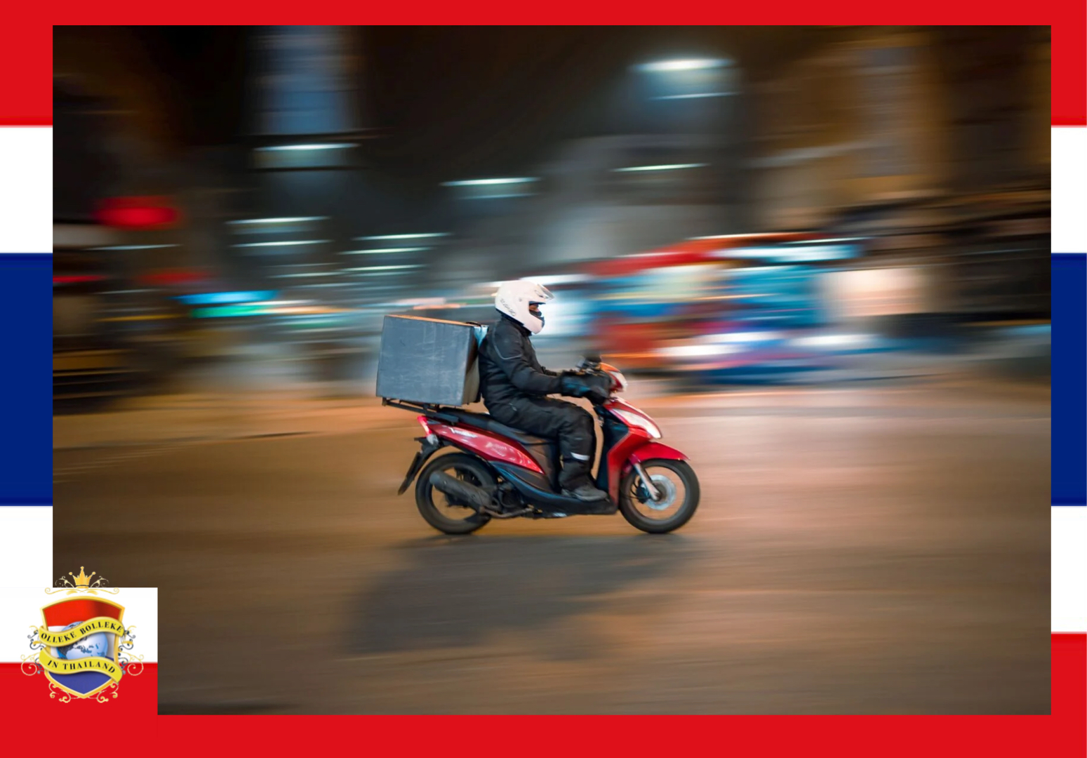 Thailand gaat met voedselbezorgers van ongelukken aanpakken met defensieve rijtraining