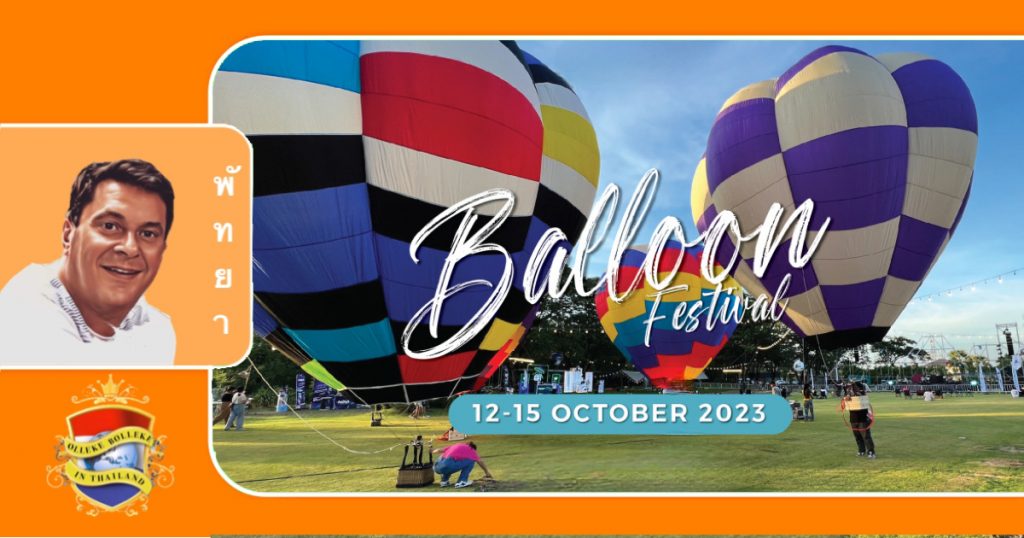 Resort in Sri Racha organiseert komende week een heteluchtballon festival 