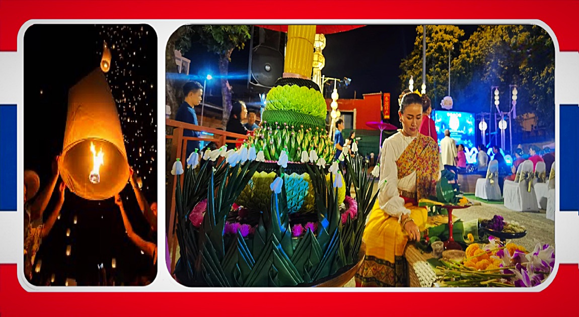 Het Yi Peng-lantaarnfestival en het Loy Krathong-festival  gaan Chiang Mai gezamenlijk voor een lichtspektakel zorgen